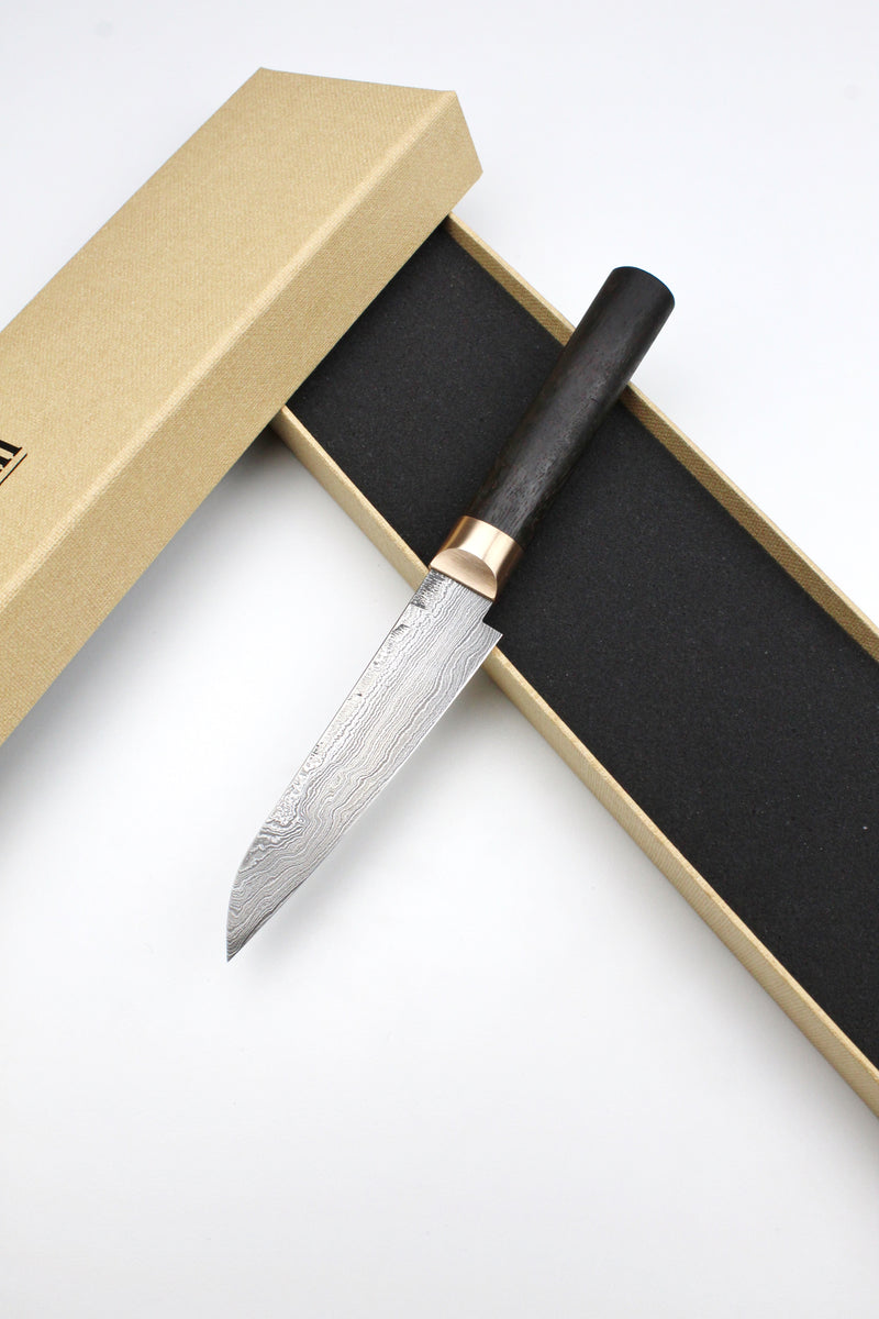 Petty Bog Oak Oval Damascus