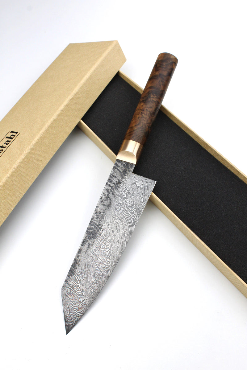 Damascus Santoku 320L Torsion