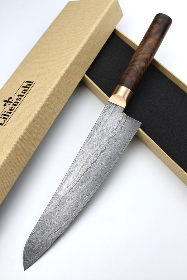Gyuto Damascus 500L Walnut