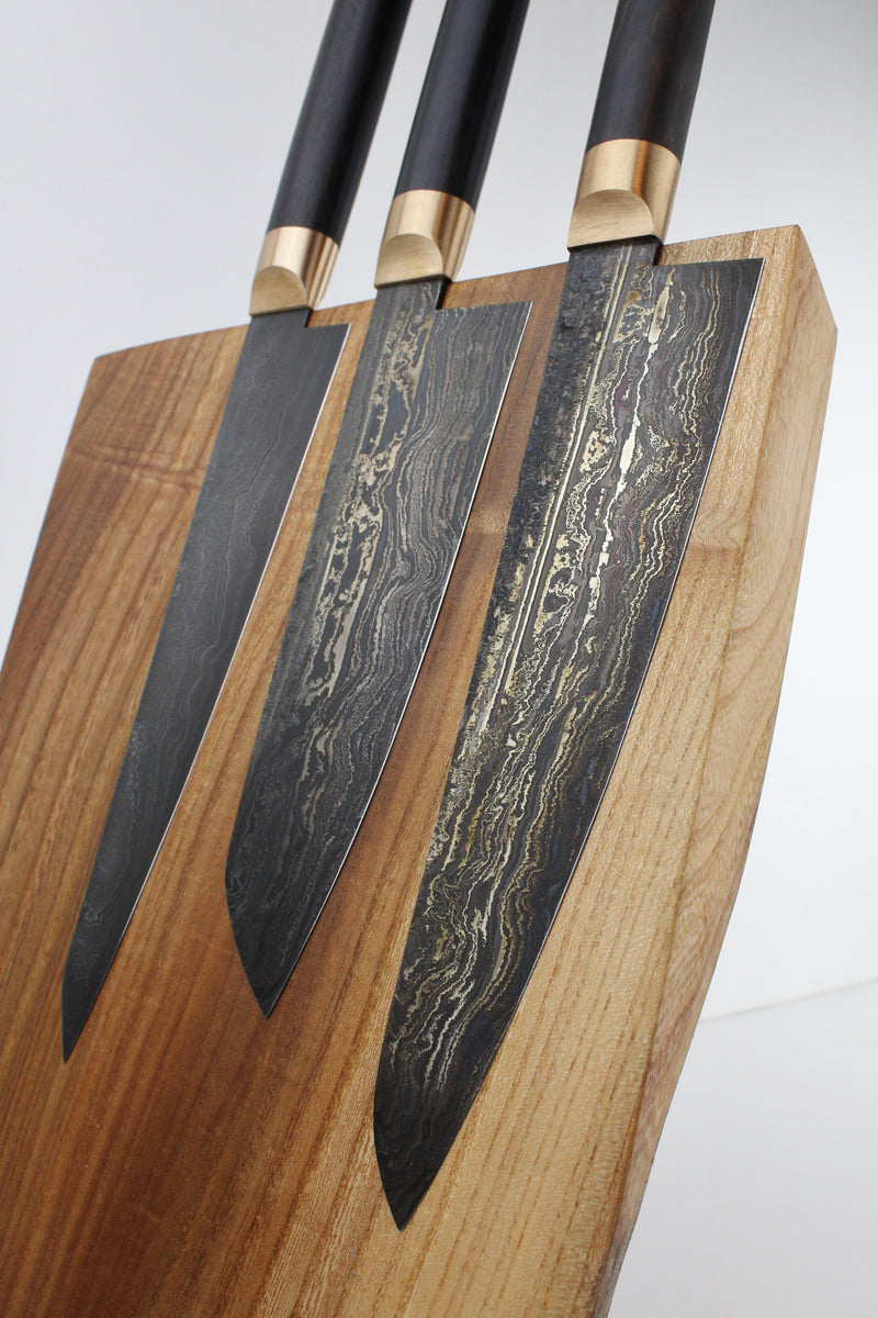 Premium Knife Set black ebony
