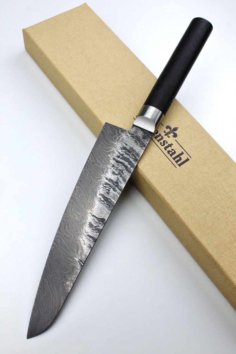 Gyuto Damascus Bog Oak HKT