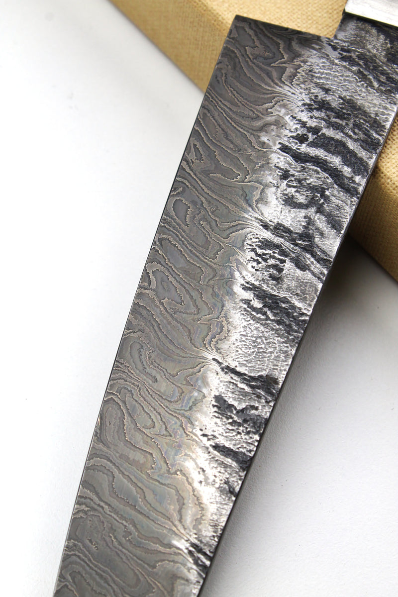 Gyuto Damascus Bog Oak HKT